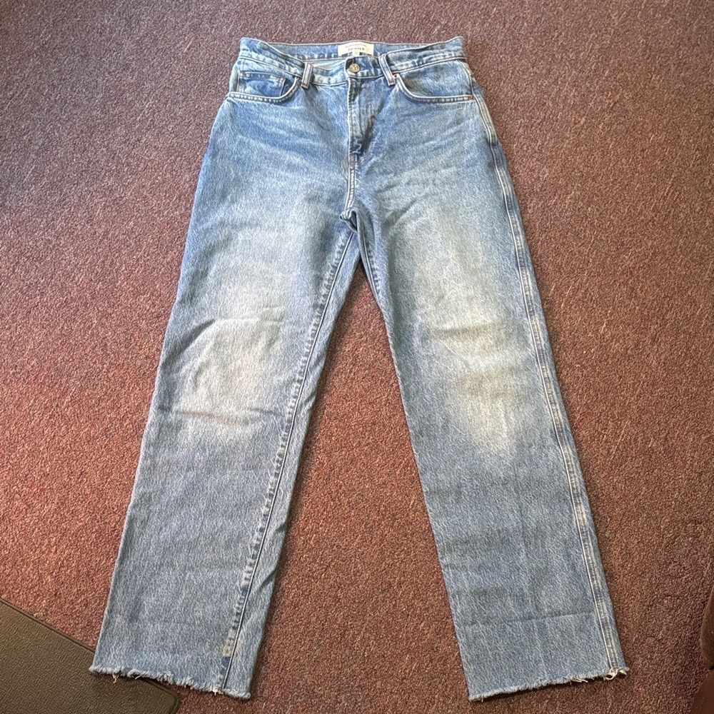 Reformation Val 90’s Mid Rise Straight Jeans - Picture 2 of 5